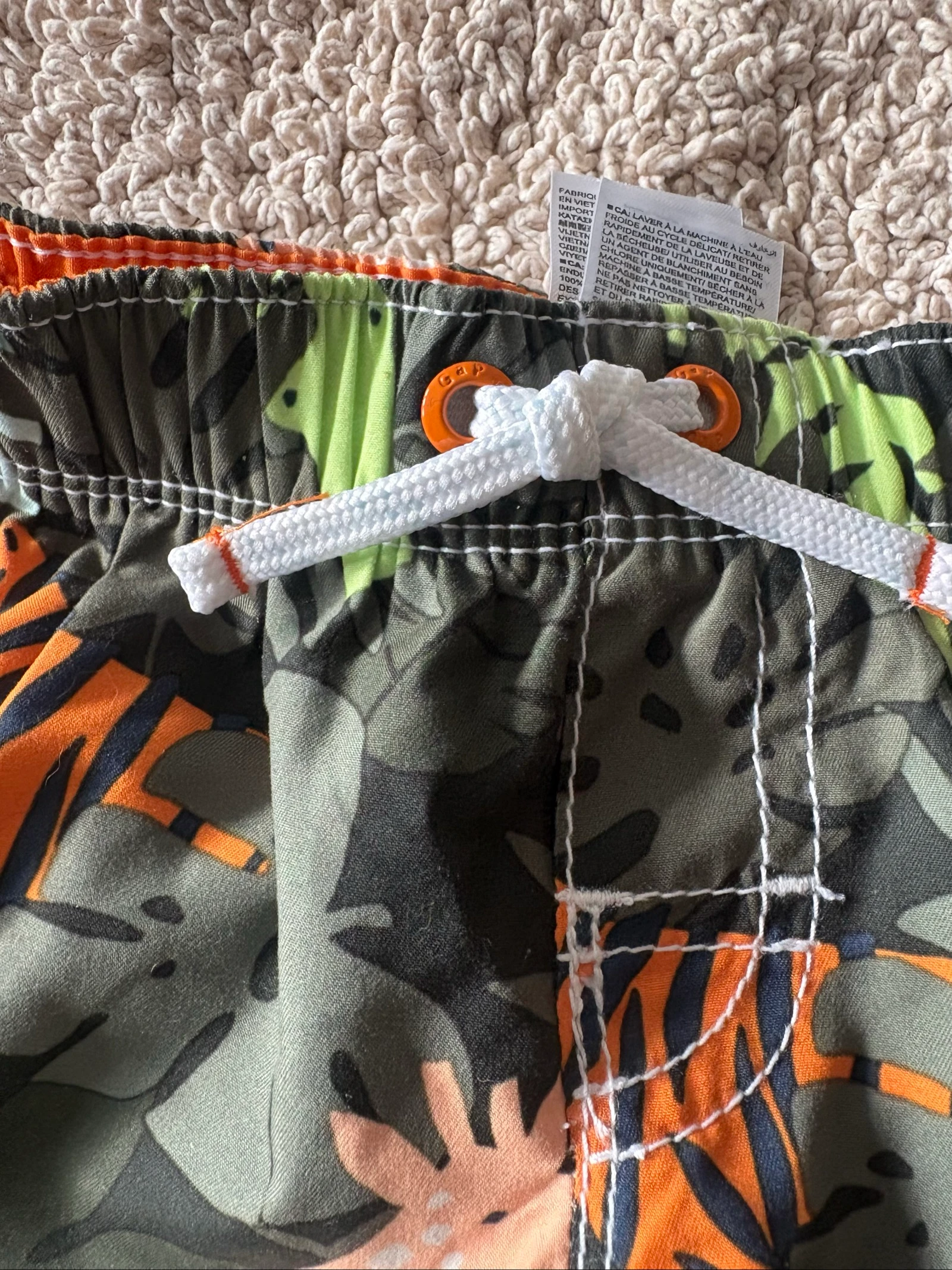 Maillot de bain Baby Gap 6-12 mois jungle animaux UPF 40 neuf – photo 3